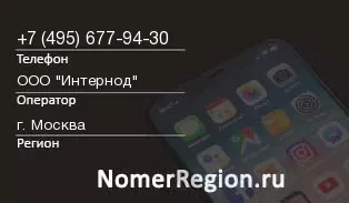 Кто звонил с 4956779430 - регион и оператор